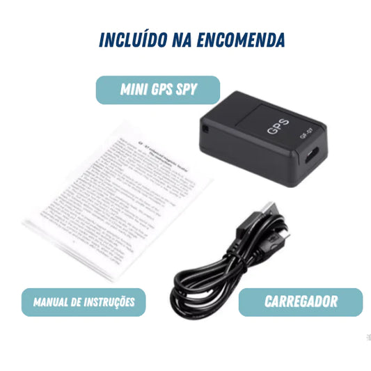 Mini GPS Spy® Localizador secreto + Escuta em directo